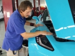 blue-corvette-ppf-installation